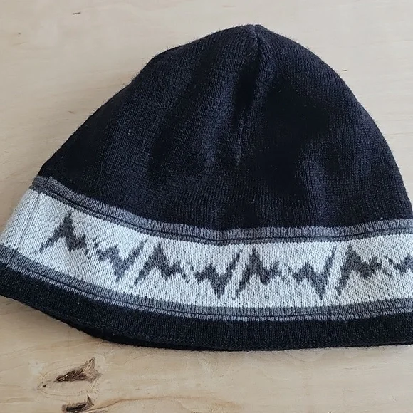 Marmot Charcoal and Light Gray Knit Hat - Picture 2 of 3